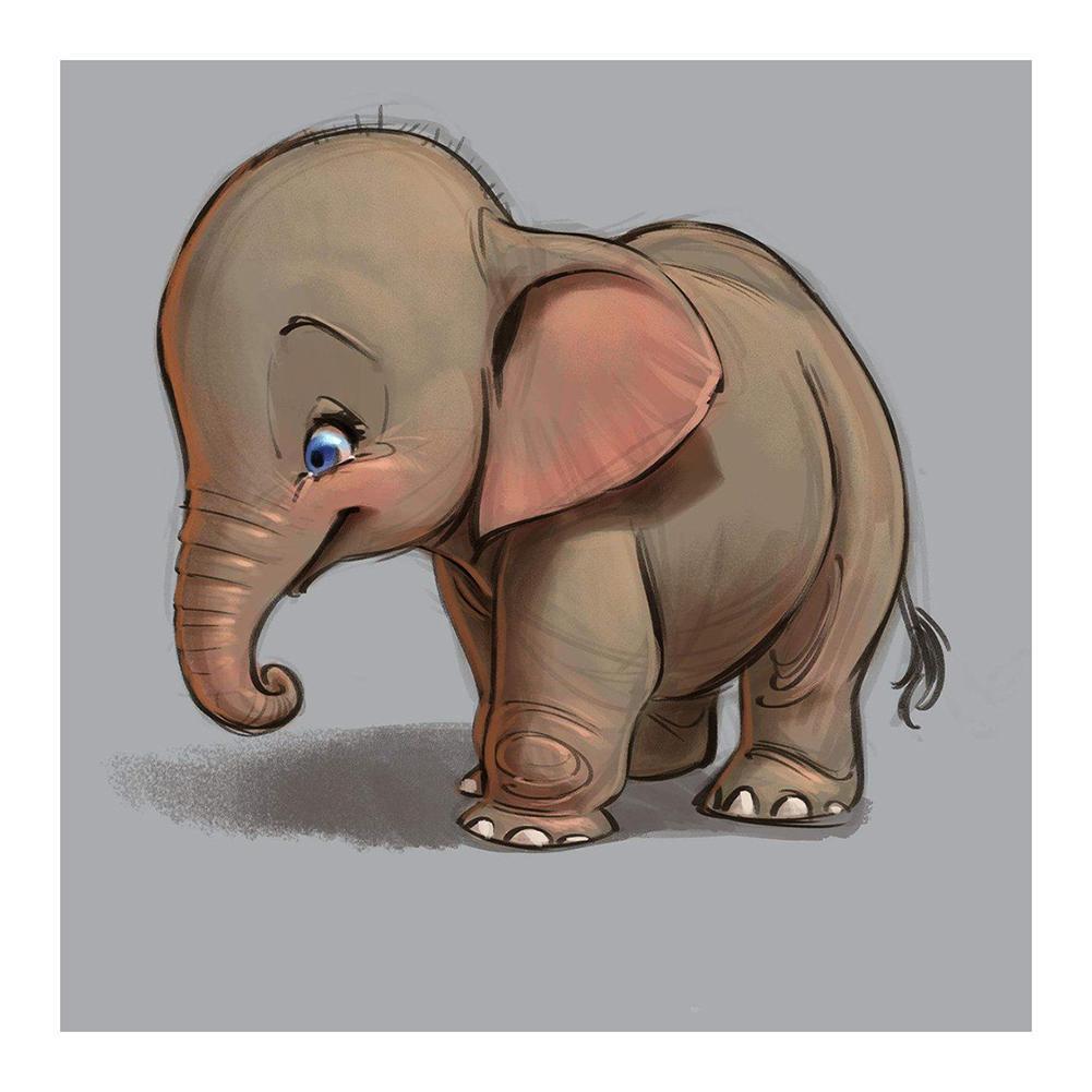 Animal - diamant rond complet - 30x30cm