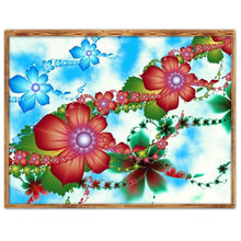 Charger l&#39;image dans la galerie, Résumé - diamant rond complet - 40x30cm
