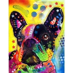 Animal - diamant rond complet - 25x30cm