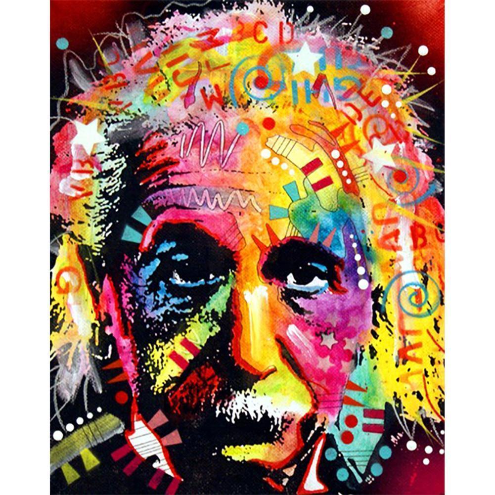 Caractère - diamant rond complet - 25x30cm