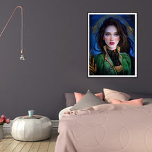 Charger l&#39;image dans la galerie, Fille - diamant rond complet - 30x40cm
