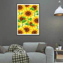 Charger l&#39;image dans la galerie, Fleurs - diamant rond complet - 30x40cm
