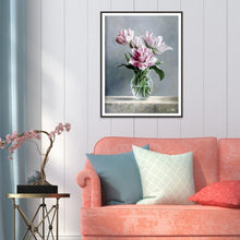 Charger l&#39;image dans la galerie, Fleurs - diamant rond complet - 30x40cm
