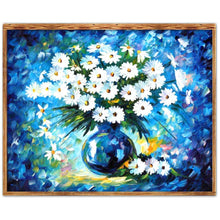 Charger l&#39;image dans la galerie, Fleur - diamant rond complet - 40x30cm
