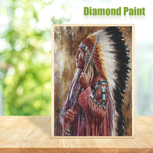 Charger l&#39;image dans la galerie, Indien - diamant rond complet - 30x40cm
