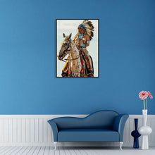 Charger l&#39;image dans la galerie, Indien - diamant rond complet - 30x40cm
