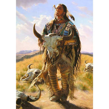 Charger l&#39;image dans la galerie, Indien - diamant rond complet - 30x40cm
