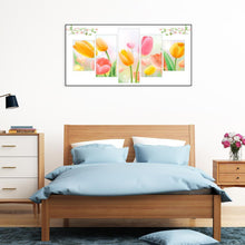 Charger l&#39;image dans la galerie, Tulipe 5pcs - diamant rond complet - 95x45cm
