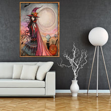 Charger l&#39;image dans la galerie, Caractère - diamant rond complet - 40x30cm
