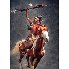 Charger l&#39;image dans la galerie, Indien - diamant rond complet - 30x40cm
