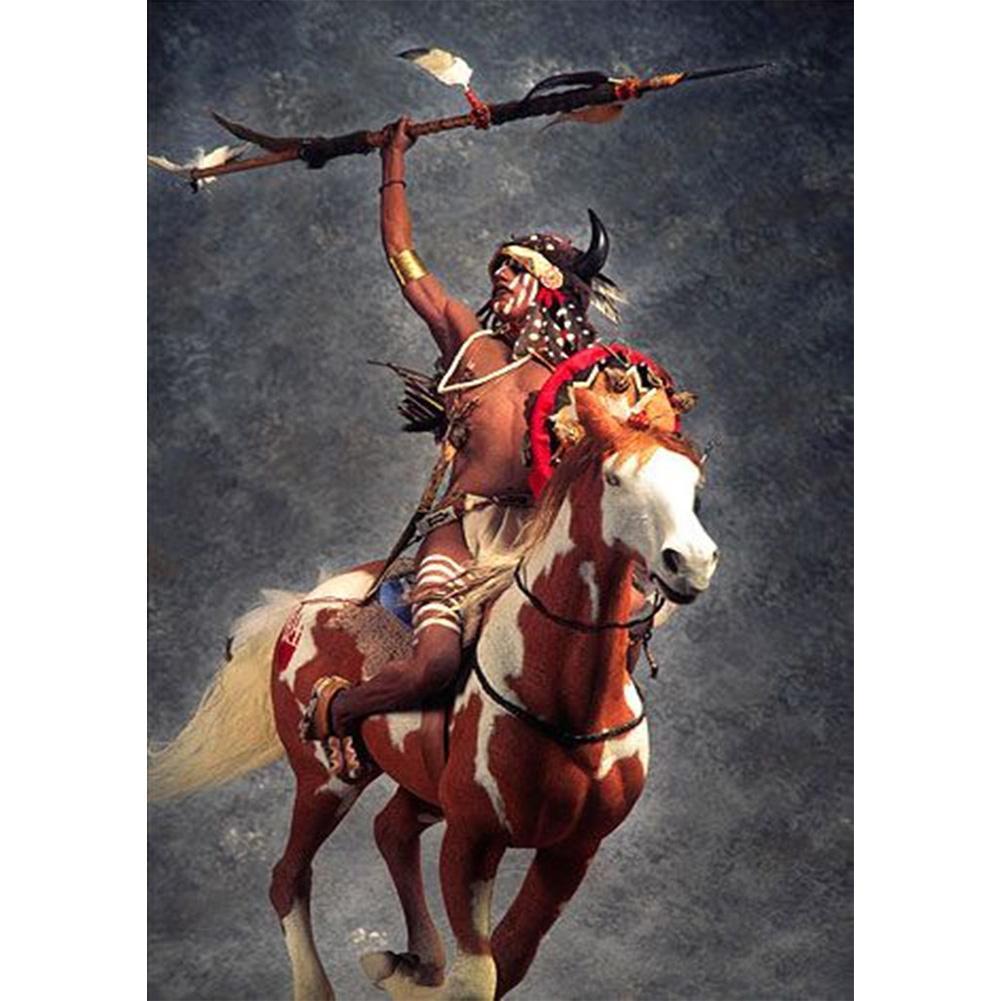 Indien - diamant rond complet - 30x40cm