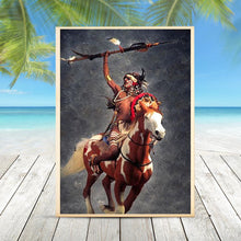 Charger l&#39;image dans la galerie, Indien - diamant rond complet - 30x40cm
