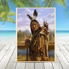 Charger l&#39;image dans la galerie, Indien - diamant rond complet - 30x40cm
