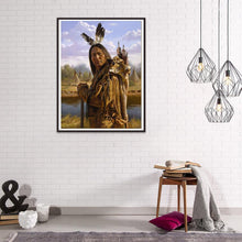 Charger l&#39;image dans la galerie, Indien - diamant rond complet - 30x40cm
