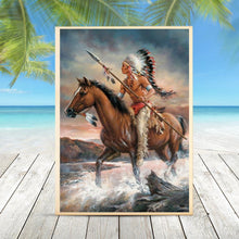 Charger l&#39;image dans la galerie, Indien - diamant rond complet - 30x40cm
