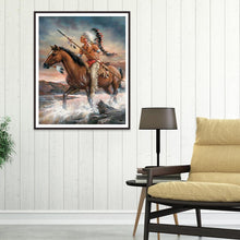 Charger l&#39;image dans la galerie, Indien - diamant rond complet - 30x40cm
