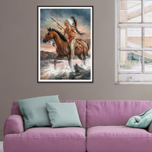 Charger l&#39;image dans la galerie, Indien - diamant rond complet - 30x40cm
