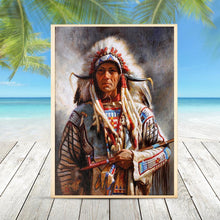 Charger l&#39;image dans la galerie, Indien - diamant rond complet - 30x40cm
