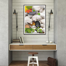 Charger l&#39;image dans la galerie, Papillon - diamant rond complet - 30x40cm

