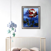 Charger l&#39;image dans la galerie, Fleurs - diamant rond complet - 30x40cm
