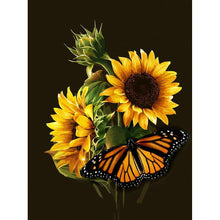 Charger l&#39;image dans la galerie, Fleurs - diamant rond complet - 30x40cm
