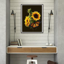 Charger l&#39;image dans la galerie, Fleurs - diamant rond complet - 30x40cm
