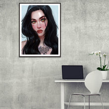 Charger l&#39;image dans la galerie, Caractère - diamant rond complet - 30x40cm
