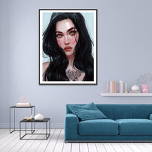Charger l&#39;image dans la galerie, Caractère - diamant rond complet - 30x40cm
