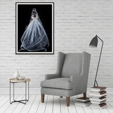 Charger l&#39;image dans la galerie, Caractère - diamant rond complet - 30x40cm
