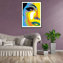 Charger l&#39;image dans la galerie, Caractère - diamant rond complet - 30x40cm
