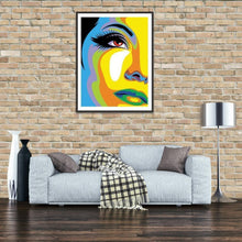 Charger l&#39;image dans la galerie, Caractère - diamant rond complet - 30x40cm
