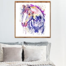 Charger l&#39;image dans la galerie, Résumé - diamant rond complet - 30x30cm
