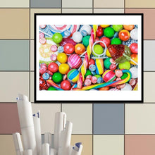 Charger l&#39;image dans la galerie, Résumé - diamant rond complet - 40x30cm
