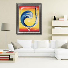 Charger l&#39;image dans la galerie, Coupe - diamant rond complet - 30x40cm
