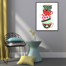 Charger l&#39;image dans la galerie, Coupe - diamant rond complet - 30x40cm
