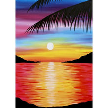 Charger l&#39;image dans la galerie, Vue sur la mer - diamant rond complet - 30x40cm
