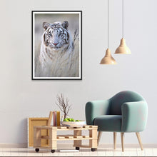 Charger l&#39;image dans la galerie, Tigre - diamant rond complet - 30x40cm
