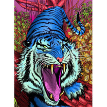 Charger l&#39;image dans la galerie, Tigre - diamant rond complet - 30x40cm
