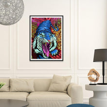 Charger l&#39;image dans la galerie, Tigre - diamant rond complet - 30x40cm

