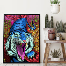 Charger l&#39;image dans la galerie, Tigre - diamant rond complet - 30x40cm
