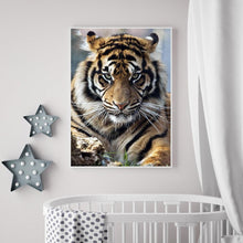 Charger l&#39;image dans la galerie, Tigre - diamant rond complet - 30x40cm
