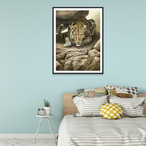 Tigre - diamant rond complet - 30x40cm