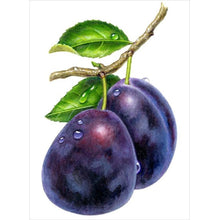 Charger l&#39;image dans la galerie, Fruit - diamant rond complet - 30x40cm
