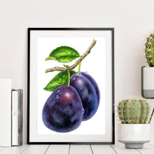 Charger l&#39;image dans la galerie, Fruit - diamant rond complet - 30x40cm
