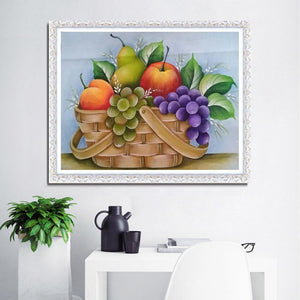 Fruit - diamant rond complet - 40x30cm