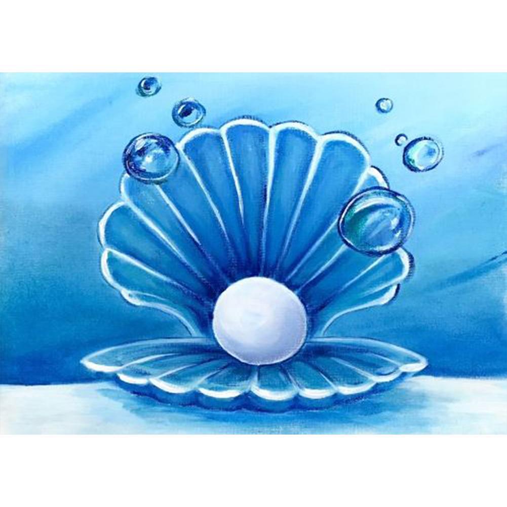 Shell - diamant rond complet - 40x30cm