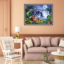 Charger l'image dans la galerie, Tigre - diamant rond complet - 40x30cm
