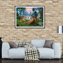 Charger l&#39;image dans la galerie, Tigre - diamant rond complet - 40x30cm
