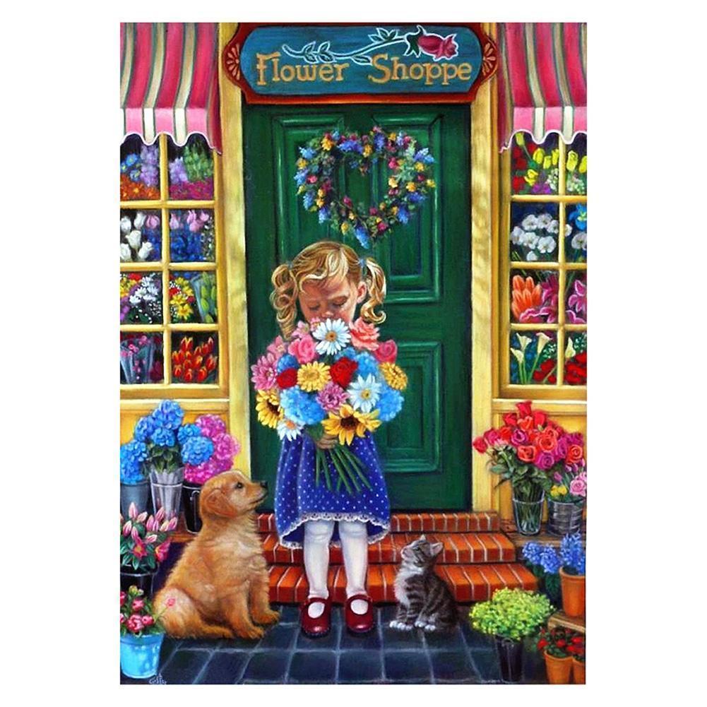 Artisanat - diamant rond complet - 40x30cm