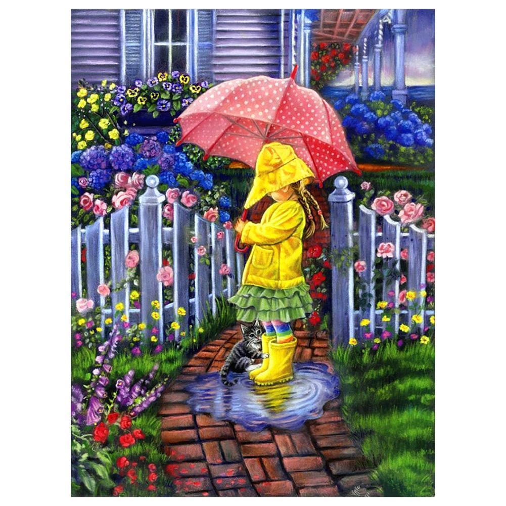 Artisanat - diamant rond complet - 40x30cm